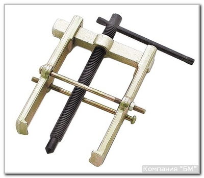 Съемник 2-х лапый раздв. со стяжкой  75 мм БМ