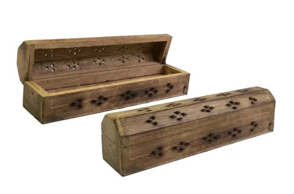 Подставка под благовония Пенал, цвет антик, дерево, 30x6x6 см 2000000234700