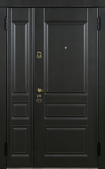 Стальная входная дверь в классическом стиле для загородного дома в Москве - 958