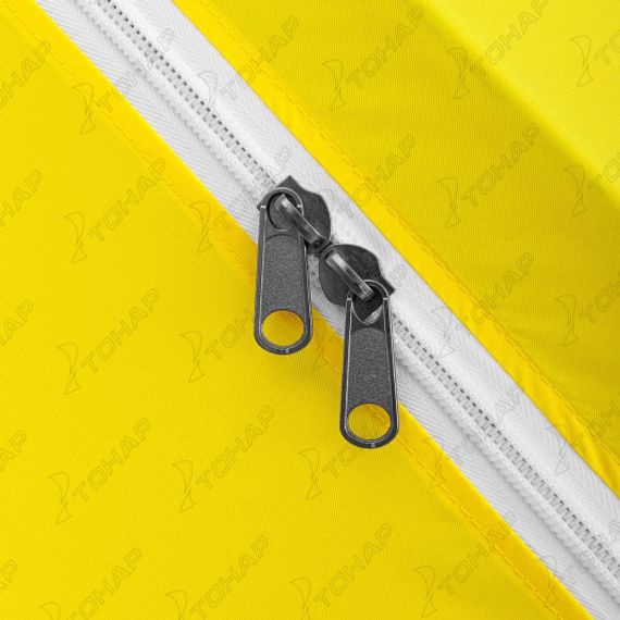 Палатка зимняя Куб 1,8х1,8 желтый/серый (HS-WSC-180YG) Helios