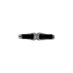 "Аксельбант" браслет в серебряном покрытии из коллекции "Black & White" от Jenavi