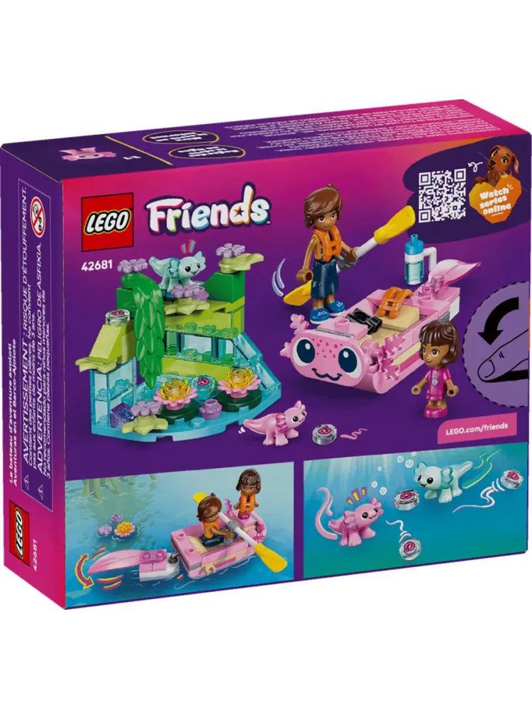 Конструктор Friends 42681 Лодка-аксолотль для приключений