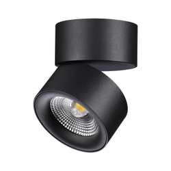 358781 OVER NT21 364 черный Светильник накладной светодиодный IP20 LED 25W 4000K 2200Лм 100-265V GRODA