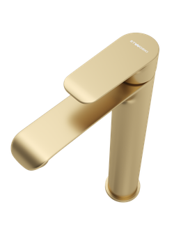 Смеситель для раковины STWORKI Копенгаген S42020GM матовое золото