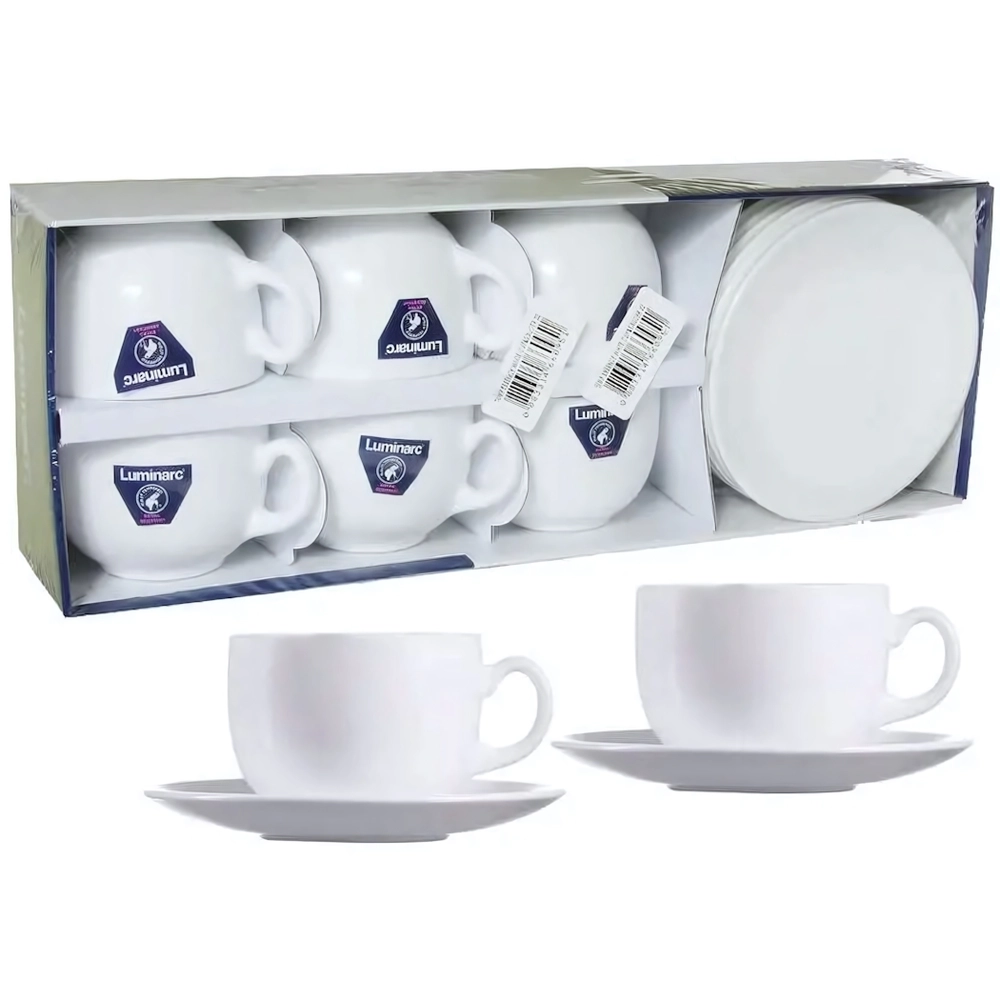 Чайный набор 12 предметов «Эссенс» (6кружек 220мл+6блюдец) P6433