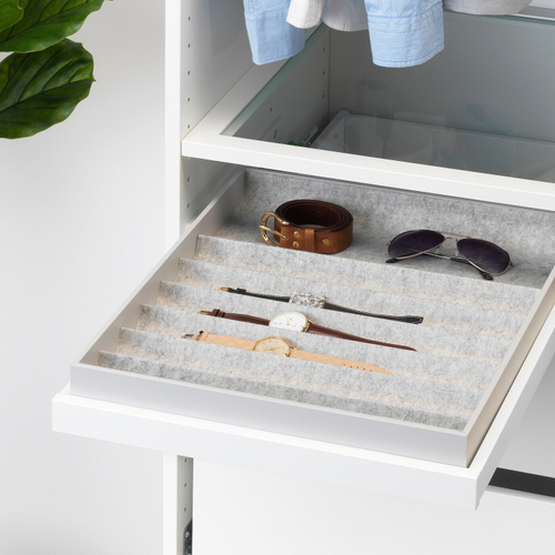 Полка выдвижная IKEA KOMPLEMENT (КОМПЛЕМЕНТ), Белый, 50x58 см