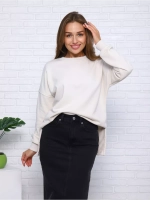 Свитшот утепленный базовый оверсайз