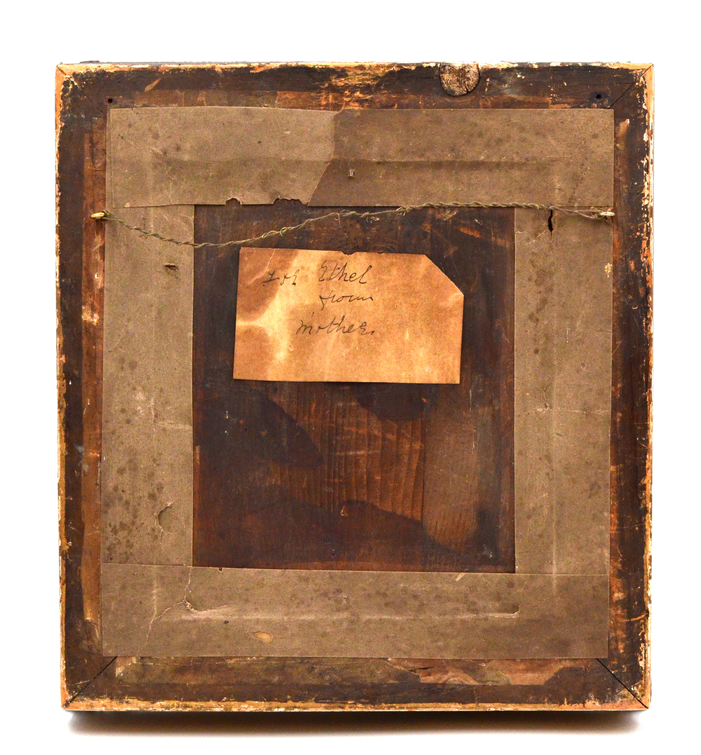 [Тропинин В. А.] Н/х. Золотошвейка. Дерево, масло. Сер. XIX в.