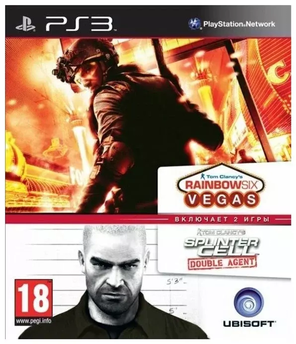 Tom Clancys Rainbow Six Vegas + Splinter Cell Double Agent PS3 Б/У