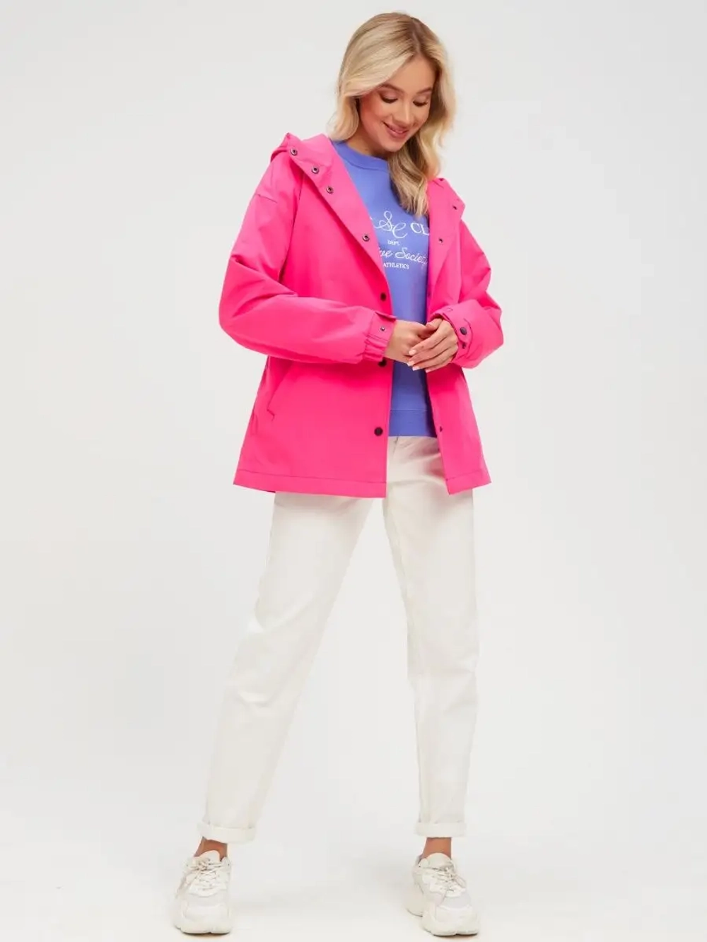 Ветровка осенняя с капюшоном