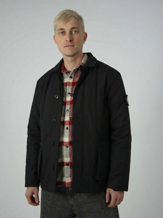 Ватник с отложным воротником