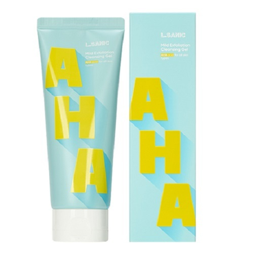 Мягкий отшелушивающий гель для умывания с AHA-кислотами L.Sanic Mild AHA Acid Exfoliation Cleansing Gel 150мл