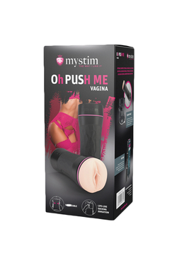 Мастурбатор Mystim OH PUSH ME Vagina,TPE, телесный, 21,5 см