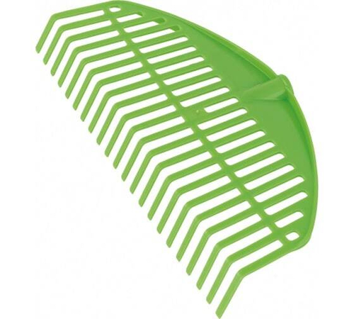 Грабли веерные пластиковые 430мм 22 плоских зуба без черенка