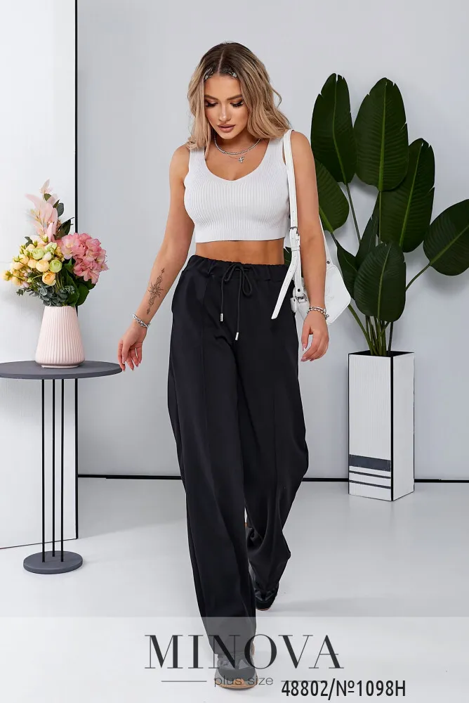 Брюки 1098Н-черный Minova