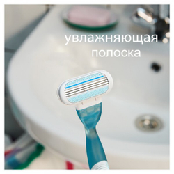 Сменные кассеты для бритья Gillette Venus Smooth, 4 шт
