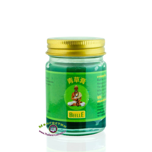 Зеленый массажный тайский бальзам Beelle Mho Shee Woke