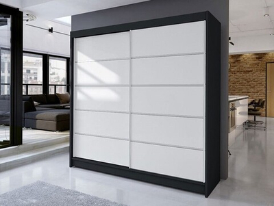 Шкаф-купе Рена 2 Белый 101/ Венге Цаво 3354  230*45*260