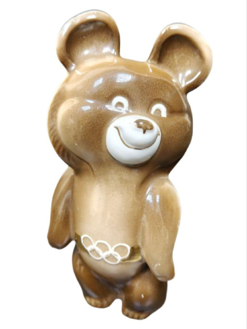 &&& Фарфоровая статуэтка "Олимпийский мишка" (Дулево)