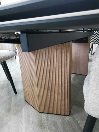 Стол МОЦАРТ 200 AMADEUS POLISHED, керамика / Дуб монтана