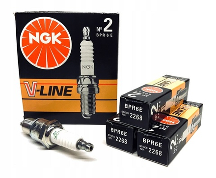 Свечи зажигания комплект NGK V-Line №02 BPR6E 2268 ВАЗ 2108-2109