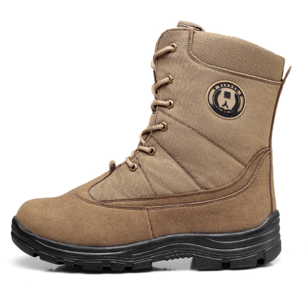 QIANGREN 3515 Outdoor Boots Men"s Brown