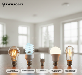 Как выбрать идеальную лампочку для вашего дома: Подробное руководство от "Гиперсвет"