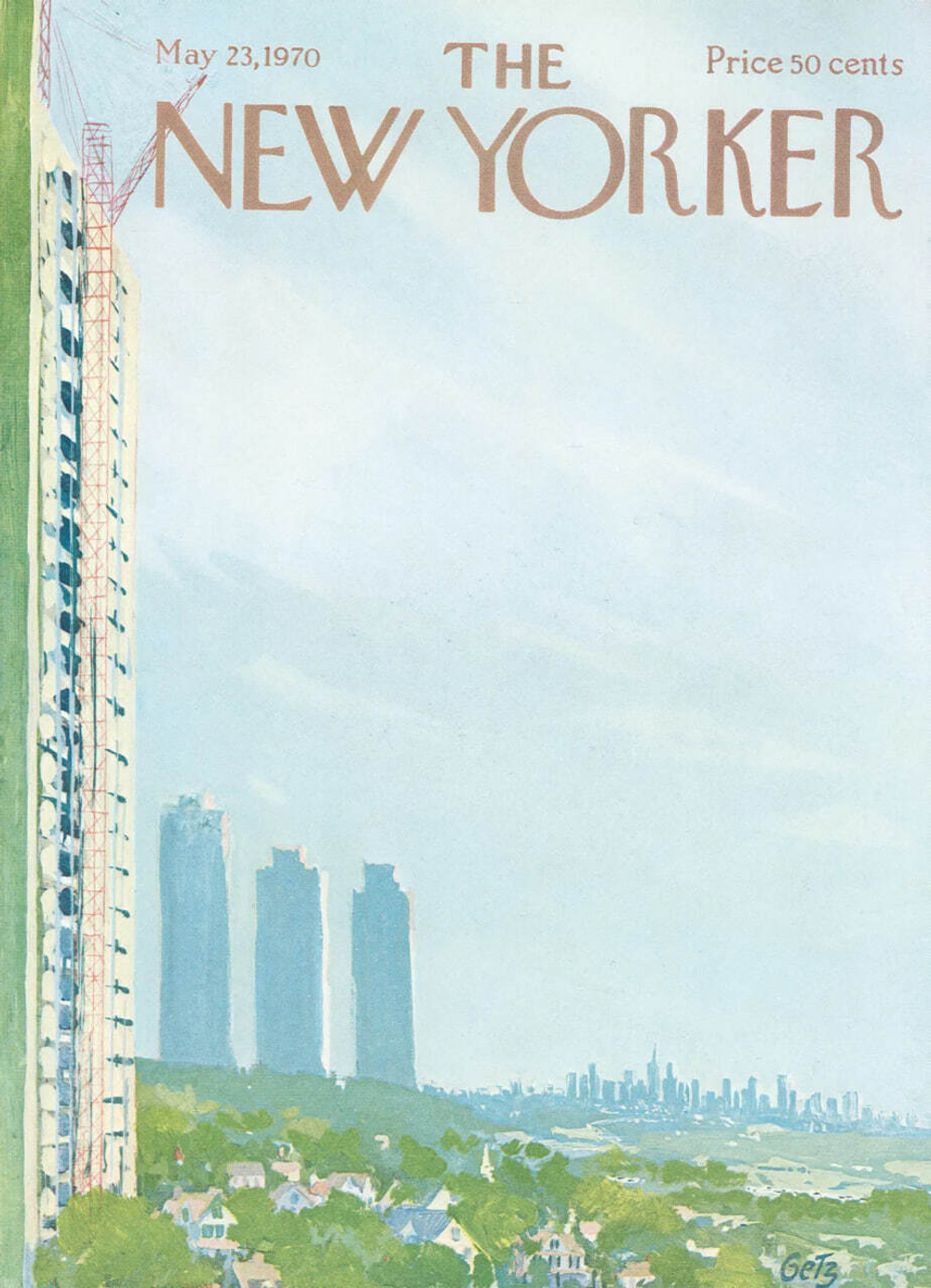 Журнал The New Yorker 23-05-1970, обложка