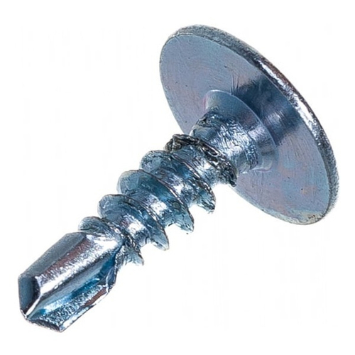 Саморез по металлу СММ 4.2х13 со сверлом с прессшайбой [коробка 200шт] Tech-KREP 102148