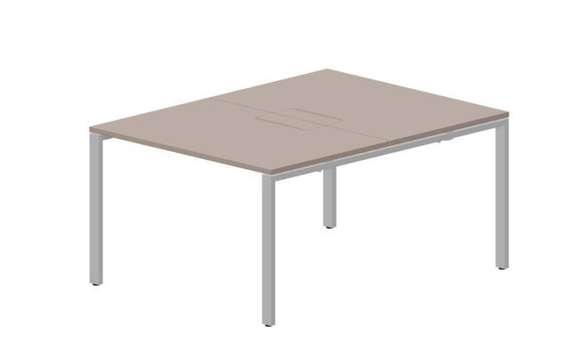 Составной стол Strike на 2 рабочих места 1180х1566х750мм (меламиновые аутлеты)