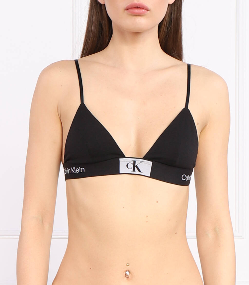 Бюстгальтер 1996 COTTON UNLINED TRIANGLE Calvin Klein Underwear - черный(000QF7217E)