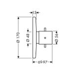 Axor Starck Термостат Highflow 10715000