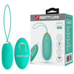 Зеленое виброяйцо Jenny с пультом ДУ (Цвет: зеленый)
