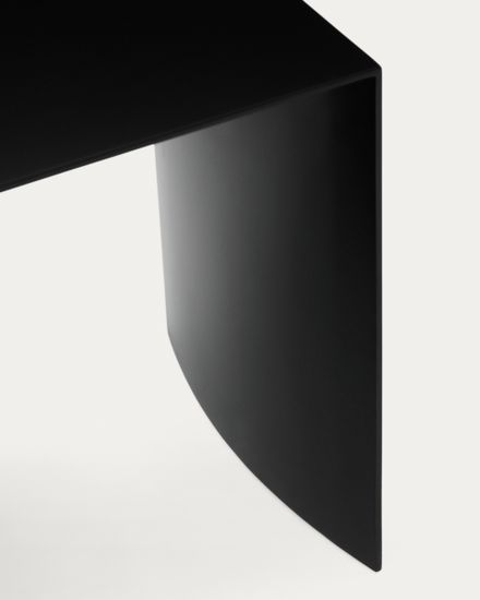 Приставной столик Litto из черного лакированного МДФ, 55 x 40 см