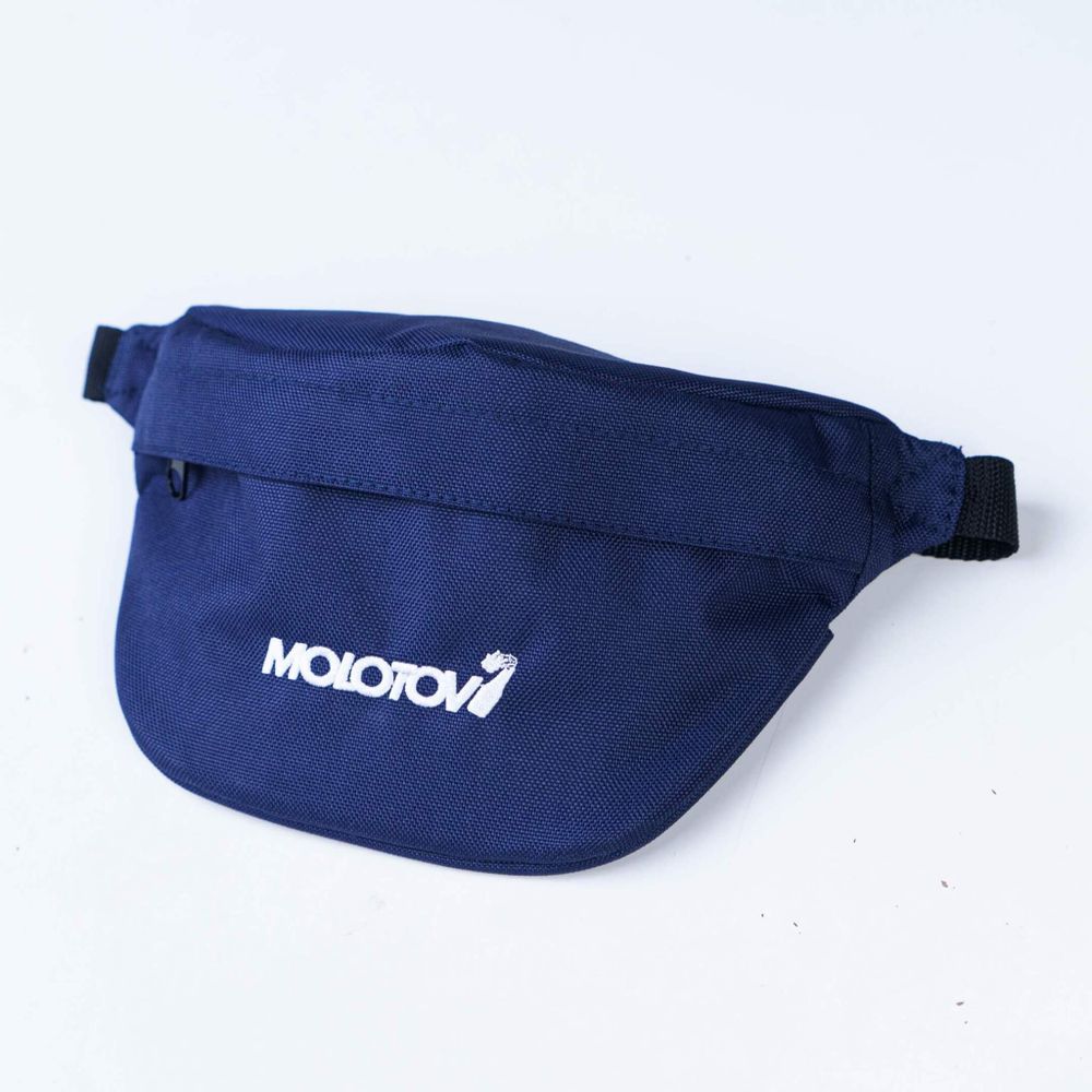Сумка поясная Molotov Bag Logo Синяя