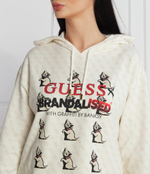 Худи xbrandalised LOGO KITTY GUESS - кремовый (W3BQ04 K9R31)
