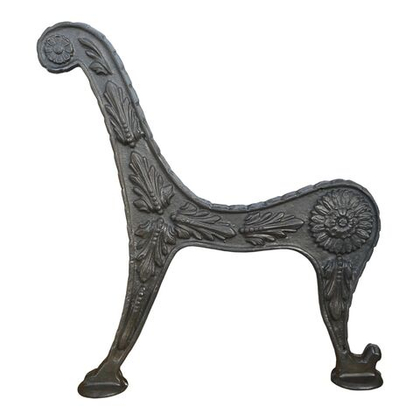 Комплект чугунных стоек для скамейки «Хризантема»