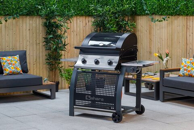 Газовый гриль SAHARA S375 3B BBQ Smokey Teal