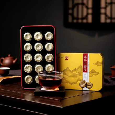 2022 Мэнхай "Мини Сяо То", шу пуэр в банке 45 г