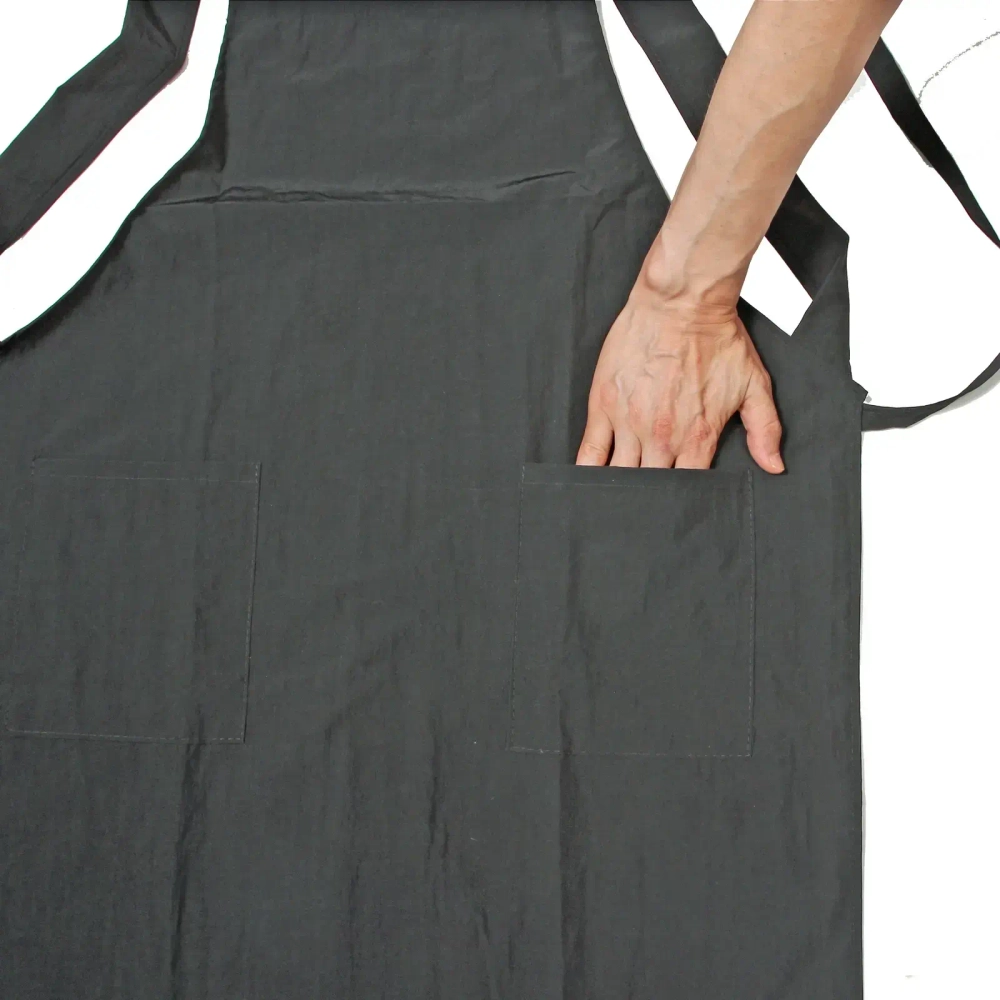 Фартук универсальный рабочий «MASTER», два кармана, цвет черный, 79,5*59см