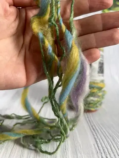 Трикотажная пряжа для вязания MORELINO толстая шишибрики