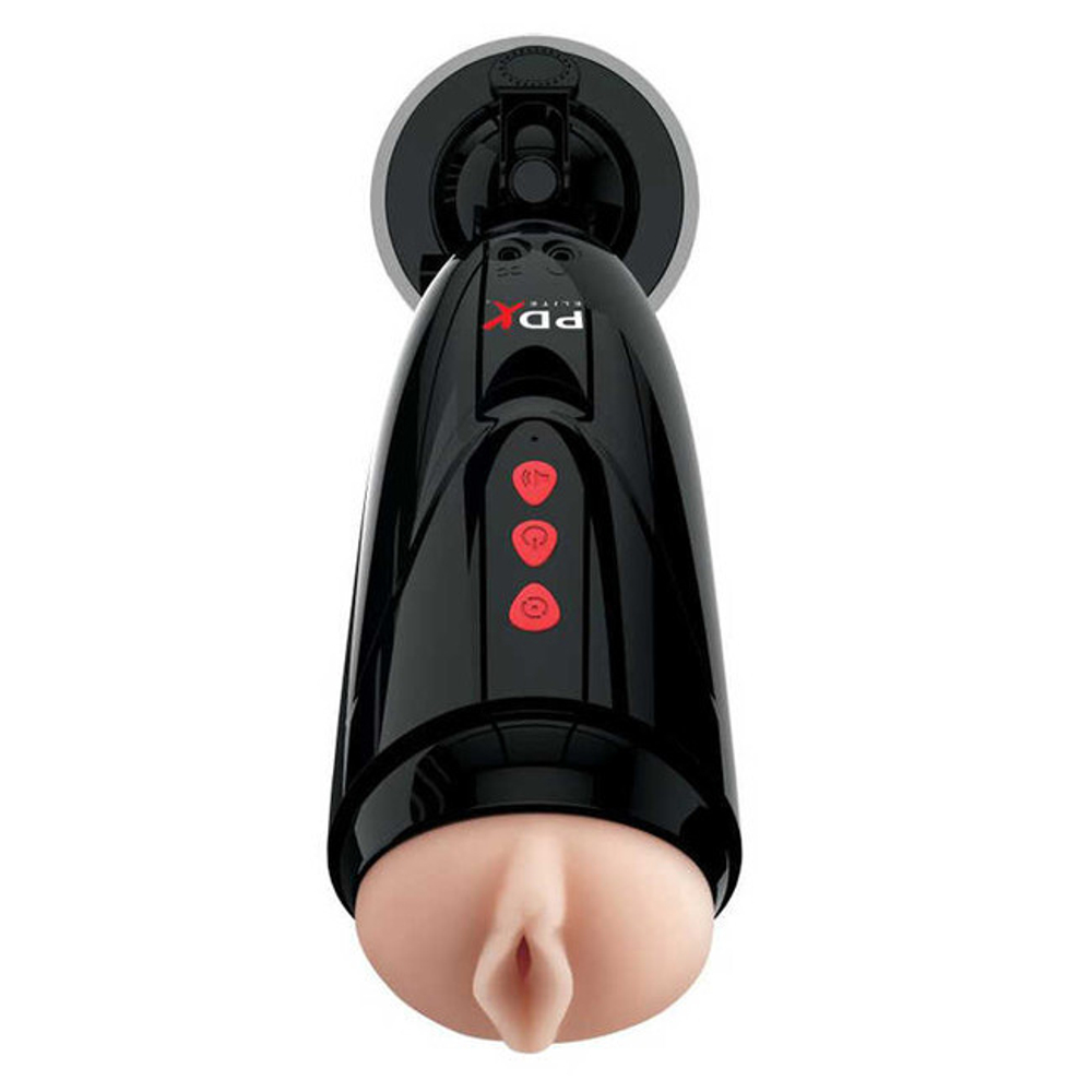 Автоматический мастурбатор вагина с голосовым модулем Dirty Talk Starter Stroker (10 режимов) (Цвет: телесный с черным)