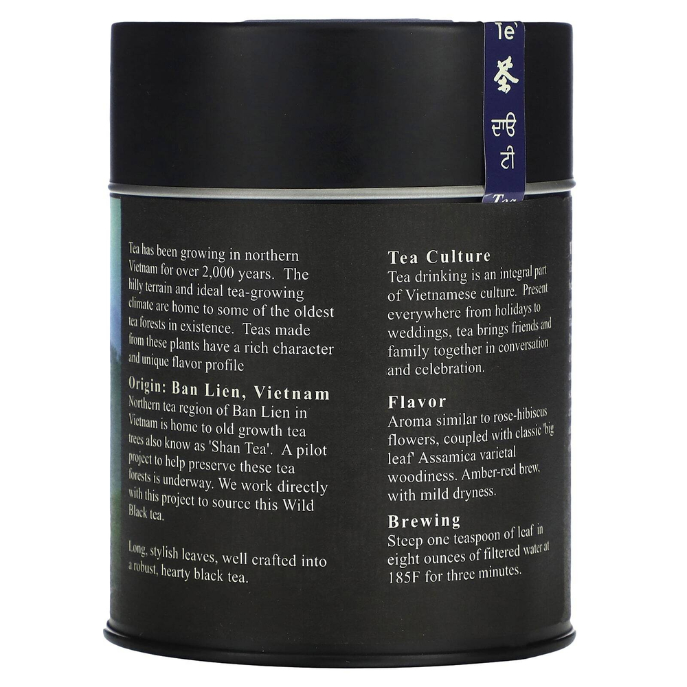 The Tao of Tea, Черный листовой чай Wild Black 3 унции (85 г)