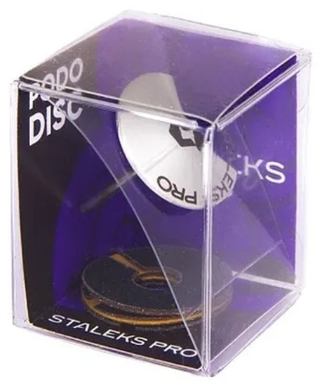 Диск педикюрный  PODODISC STALEKS PRO M в комплекте с сменным файлом 180 грит 5 шт (20 мм)