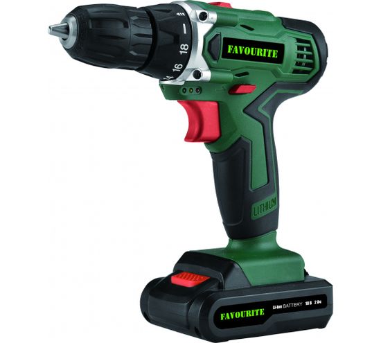 Дрель-шуруповерт аккум FAVOURITE DC 1802 PROMO 18 В, 2 Ач, Li