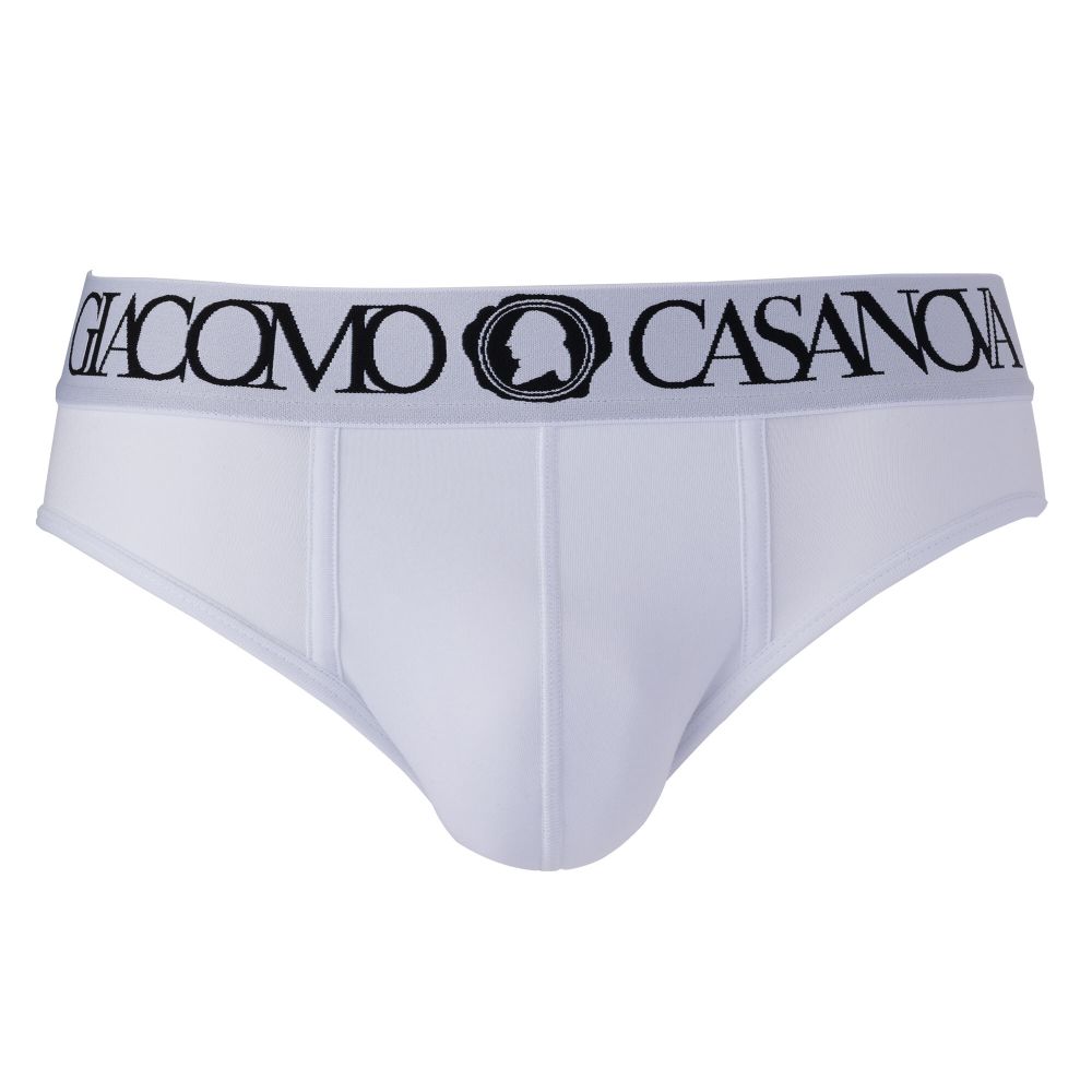Мужские трусы брифы белые CASANOVA 0002B