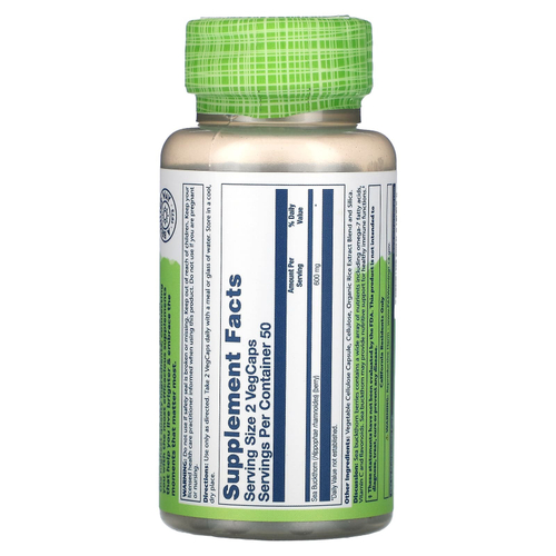 Solaray, True Herbs, облепиха, 100 вегетарианских капсул (300 мг на капсулу)