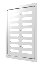 Решетка вентиляционная MER регулируемая 170х240 окраш.сталь Chrome ERA