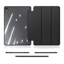 Чехол книжка черного цвета для планшета Samsung Galaxy Tab S11, серия Toby Series Case от Dux Ducis