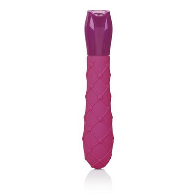 Мощный фактурный силиконовый вибратор Ceres Lace Massager (7 режимов) (Цвет: фиолетовый)